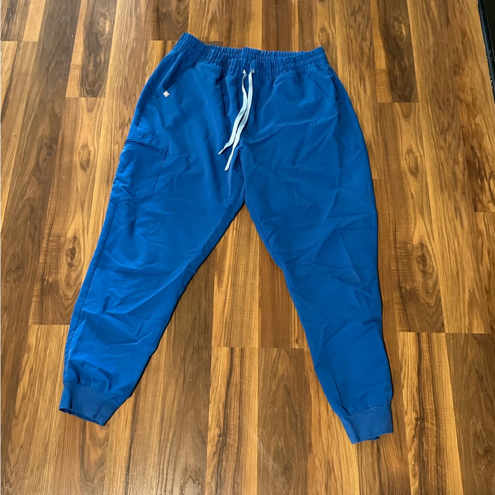 Royal Blue Figs Jogger Scrub Pants